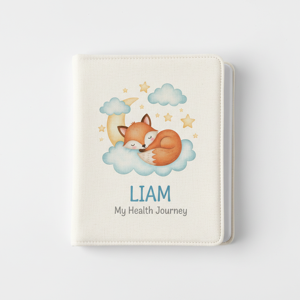 Protège-carnet de santé bébé personnalisé par sublimation