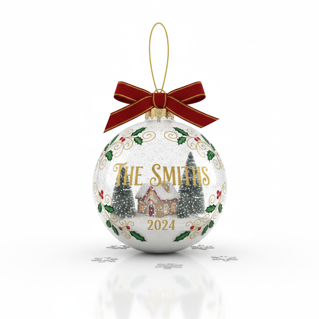 Boule de Noël personnalisée