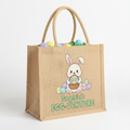 Sac en jute Pâques pour chasse aux œufs
